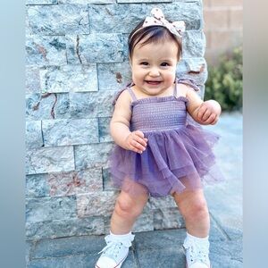 Angel Dear Lavender Baby Outfit